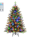 FestiveFir – Hinged Christmas Tree with Realistic Branches and LED 3