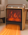FireGlow | Electric Fireplace Heater with Realistic Flame Display 0