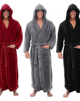 FlannelLux | Soft Cozy Hooded Mens Dressing Gown for Ultimate Comfort 1