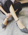 FlockElegance | Chic Black Heels for Women with Trendy Buckle Strap 1