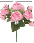 FloraGem | Elegant Vibrant Non-Woven Peony Flower Arrangement 4