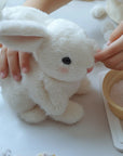 Fluffy Bunny Plush Toy – Ultra-Soft Rabbit Stuffed Animal with Realistic Fur for Comfort and Play 2