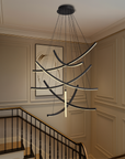 Fonden | Rella Scandinavian Staircase Chandelier for Modern Elegance 1