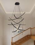 Fonden | Rella Scandinavian Staircase Chandelier for Modern Elegance 2