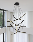 Fonden | Rella Scandinavian Staircase Chandelier for Modern Elegance 4