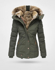 Freya | Elegant Women’s Winter Puffer Jacket with Parka Design 4