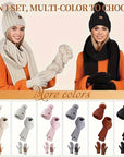 FrostAura | Stylish Cozy 3-in-1 Winter Accessories Set with Hat, Scarf, Gloves 1