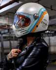 Full Face Motorcycle Helmet DOT ECE Approved High-Quality ABS 2