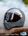 Full Face Motorcycle Helmet DOT ECE Approved High-Quality ABS 5