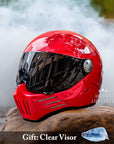 Full Face Motorcycle Helmet DOT ECE Approved High-Quality ABS 6