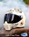 Full Face Motorcycle Helmet DOT ECE Approved High-Quality ABS 7