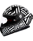 Full Face Motorcycle Helmet Lightweight Carbon Fiber DOT ECE Approved 1