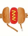 Funny Plush Dog Halloween Costume | Hot Dog Design 4