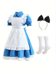 Girls Classic Puff Sleeve Halloween Costume Dress Set | Mini 0