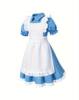 Girls Classic Puff Sleeve Halloween Costume Dress Set | Mini 4
