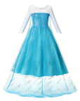 Girls Glitter Long Sleeve Halloween Princess Costume Dress | Maxi 7