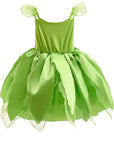 Girls Magical Fairy Halloween Costume Dress | Sleeveless Wings 2