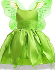 Girls Magical Fairy Halloween Costume Dress | Sleeveless Wings 4