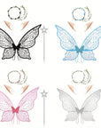 Girls Magical Halloween Fairy Costume Set | Wings Wand Ears 1