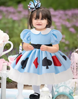 Girls Puff Sleeve Storybook Halloween Costume Dress | Mini 0