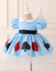 Girls Puff Sleeve Storybook Halloween Costume Dress | Mini 1