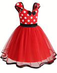Girls Tulle Halloween Mouse Costume Dress | Polka Dot Mini 1
