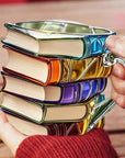 Glass Coffee Mug Book Spine Design 3