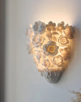 Glimora | Aesthetic Ceramic Flower Wall Lamp 0