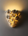 Glimora | Aesthetic Ceramic Flower Wall Lamp 3