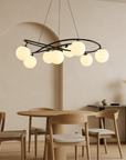 Glivyn | Modern Scandinavian Retro Black Chandeliers 0