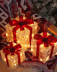 GlowBox – LED Gift Box Set for Christmas Decoration (3 Pieces) 0