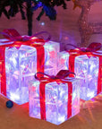 GlowBox – LED Gift Box Set for Christmas Decoration (3 Pieces) 2