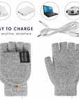 GlowTouch | USB Rechargeable Heated Gloves for Winter Warmth 8