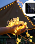 GlowTrail | Solar-Powered Waterproof Outdoor Fairy String Lights for Gardens 2