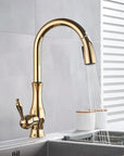 GoldenFlow - Stylish Gold Faucet 1