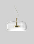 GoldenGlow - Retro Gold LED Pendant Lights in Glass 9