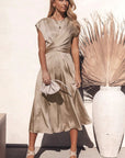 GracePurr - Elegant Midi Evening Dress 10