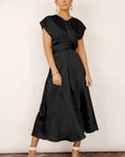 GracePurr - Elegant Midi Evening Dress 11