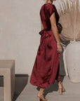 GracePurr - Elegant Midi Evening Dress 7