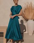 GracePurr - Elegant Midi Evening Dress 8