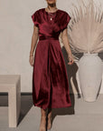 GracePurr - Elegant Midi Evening Dress 9