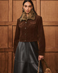 Gracelyn | Faux Fur Collar Corduroy Jacket 1