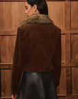 Gracelyn | Faux Fur Collar Corduroy Jacket 5