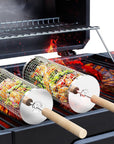 GrillPro | Premium Stainless Steel BBQ Grill Baskets for Outdoor Cooking 0