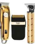 GroomMaster | Sleek Versatile 3-in-1 Hair Clipper and Beard Trimmer Set 0