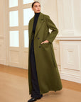 Guinevere | Double-Breasted Belted Long Coat 1
