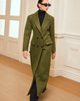 Guinevere | Double-Breasted Belted Long Coat 3