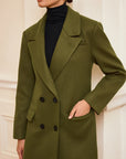 Guinevere | Double-Breasted Belted Long Coat 4