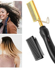 Hair Straightening Hot Comb for Beard & Styling 4