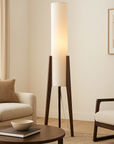 Halene | Minimalist Solid Walnut Floor Lamp 1